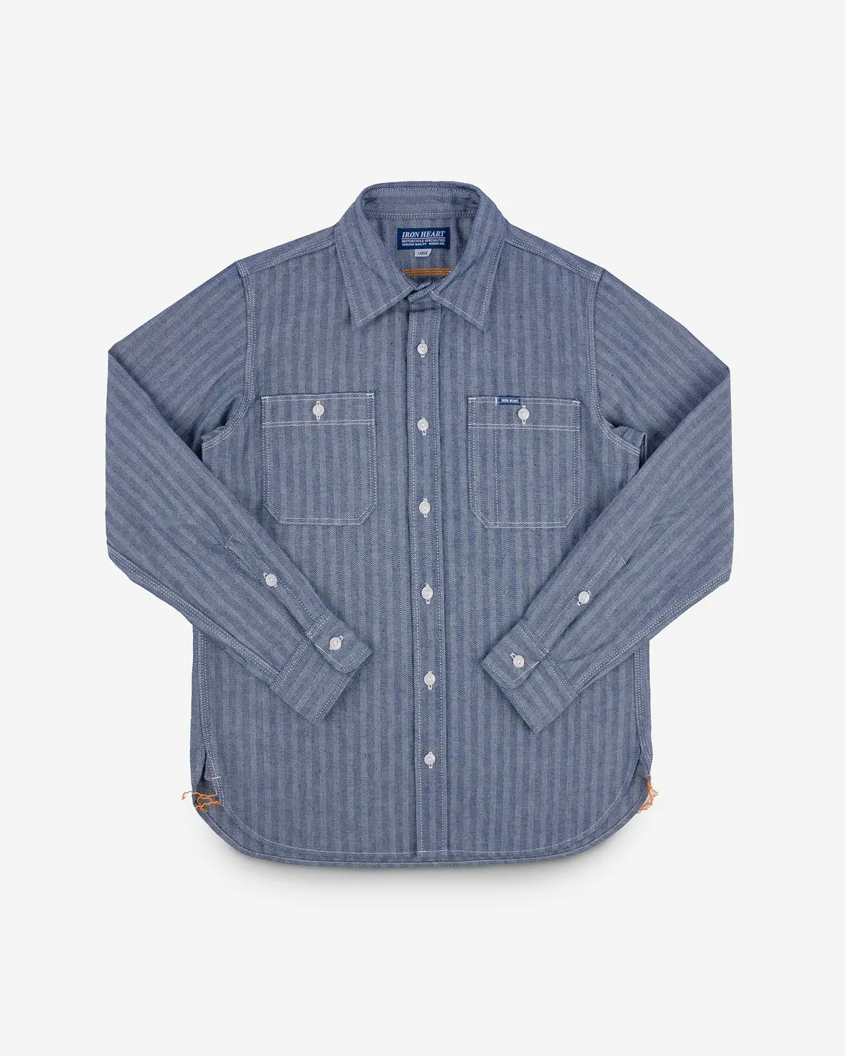 12Oz Herringbone Work Shirt - Indigo 1
