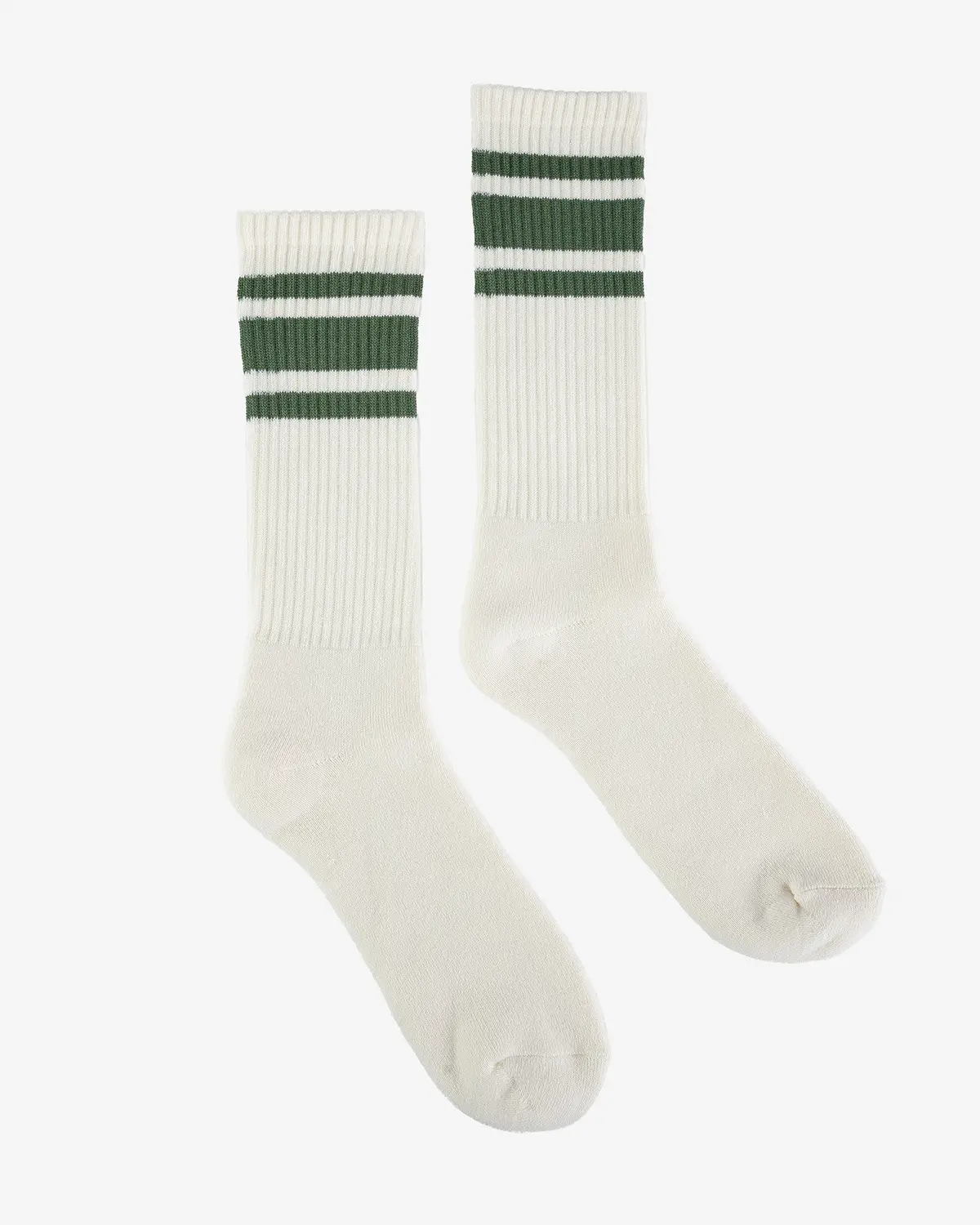 Decka 80S Skater Socks - Olive 1
