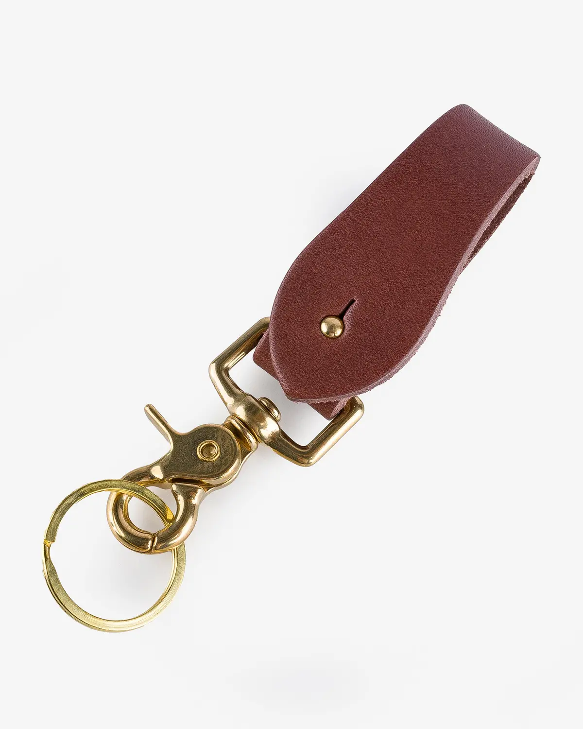 Ogl Leather Key Fob - Brown 1