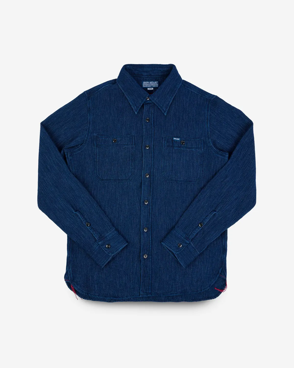 Waffle Work Shirt - Indigo 1