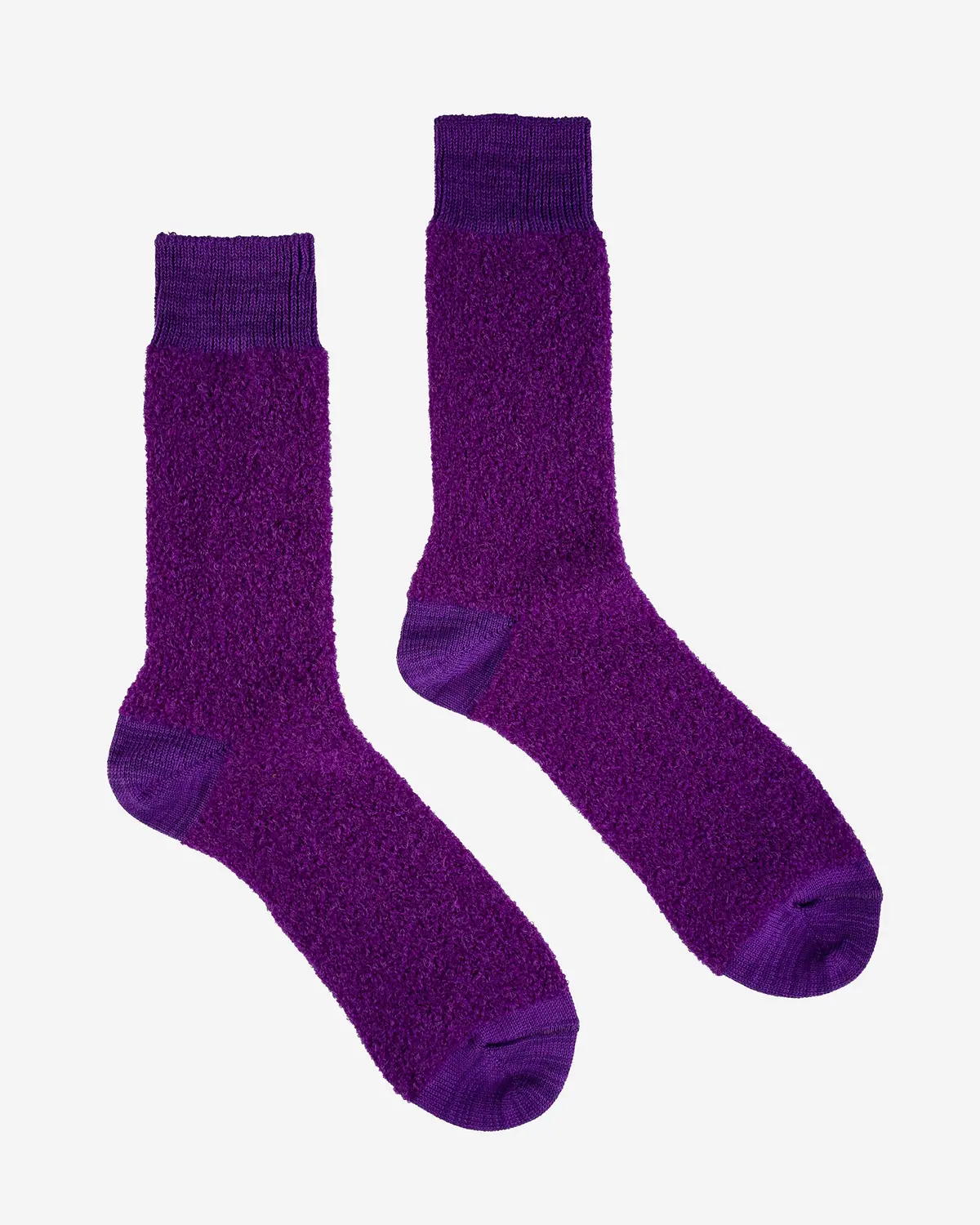 Decka Baby Alpaca & Merino Wool Socks - Purple 1