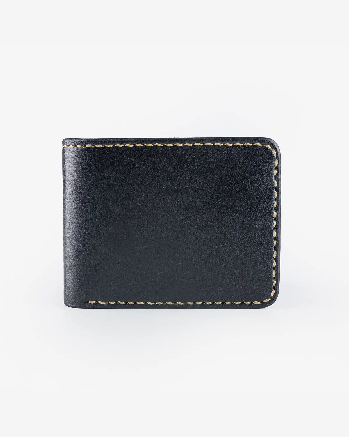 Calf Folding Wallet - Black 1