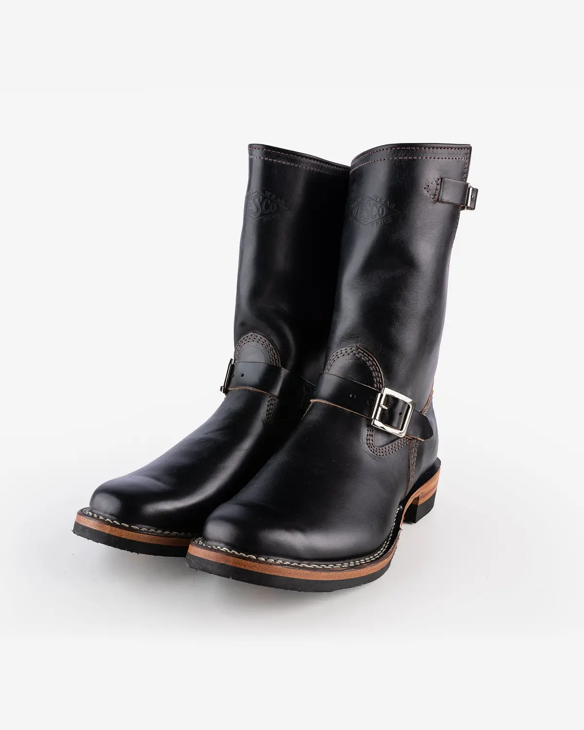 Wesco® - 10" Horween Horsehide  Engineer Boot - Black. The "Mister Lou" 1
