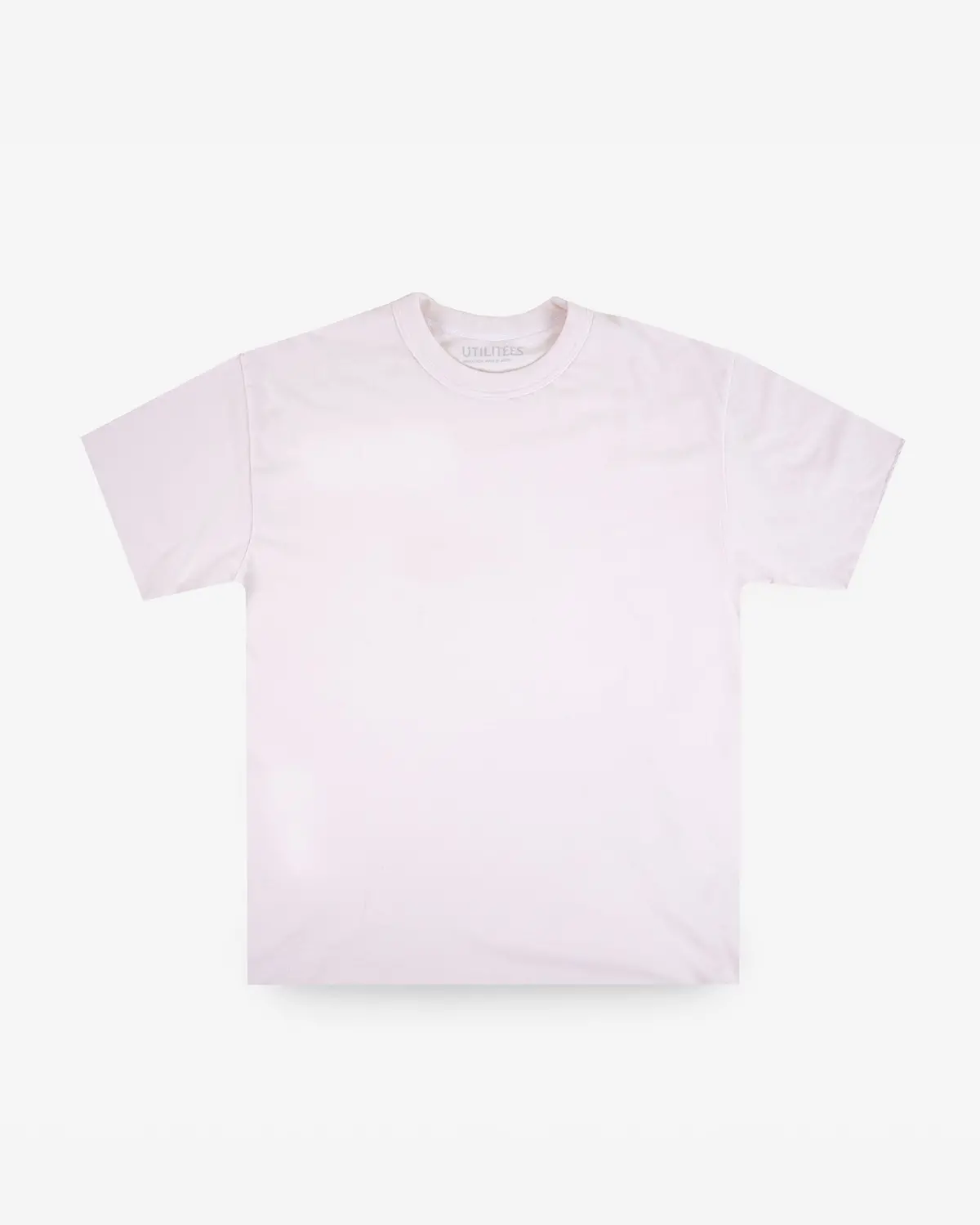 Utilitees - 5.5Oz Loopwheel Crew Neck T-Shirt - Natural Pigment Dyed Sakura 1