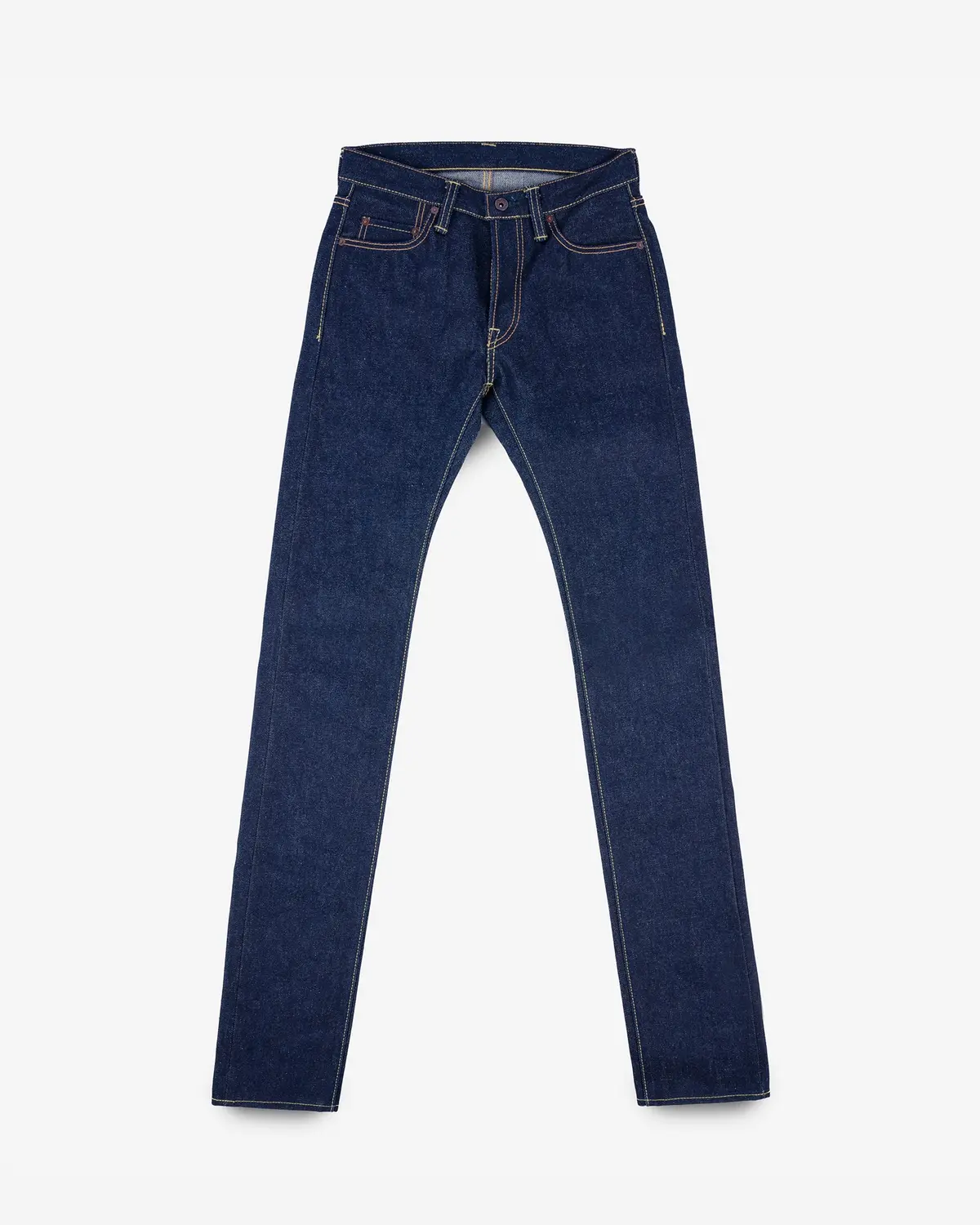21/23Oz Ultra Heavy Raw Selvedge Denim Slim Tapered Cut Jeans - Indigo 1