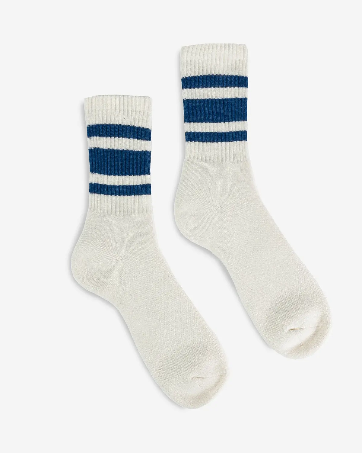 Decka 80S Skater Socks - Short Length - Navy Blue 1