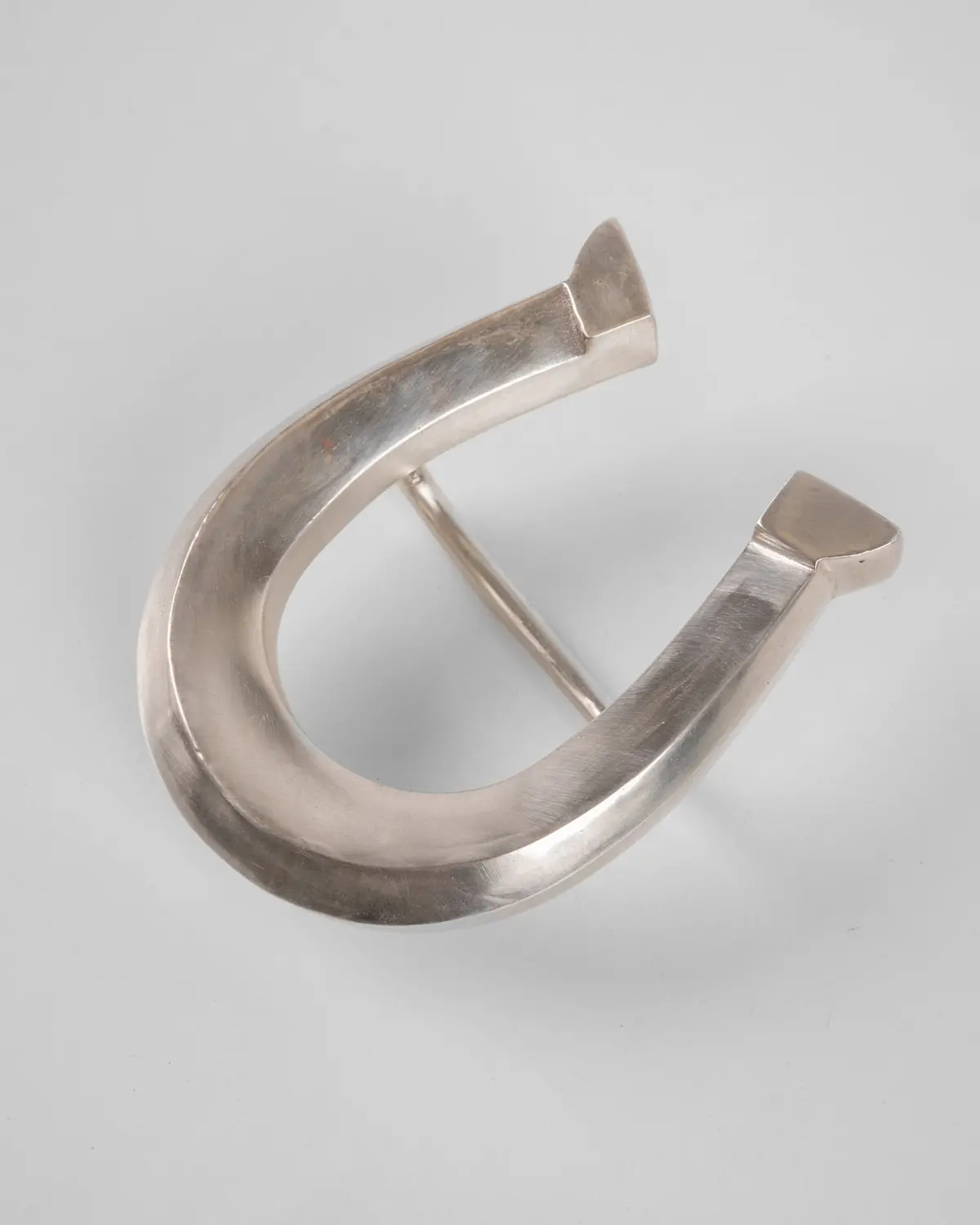 Ogl Horseshoe Belt Buckle - Sterling Silver 1