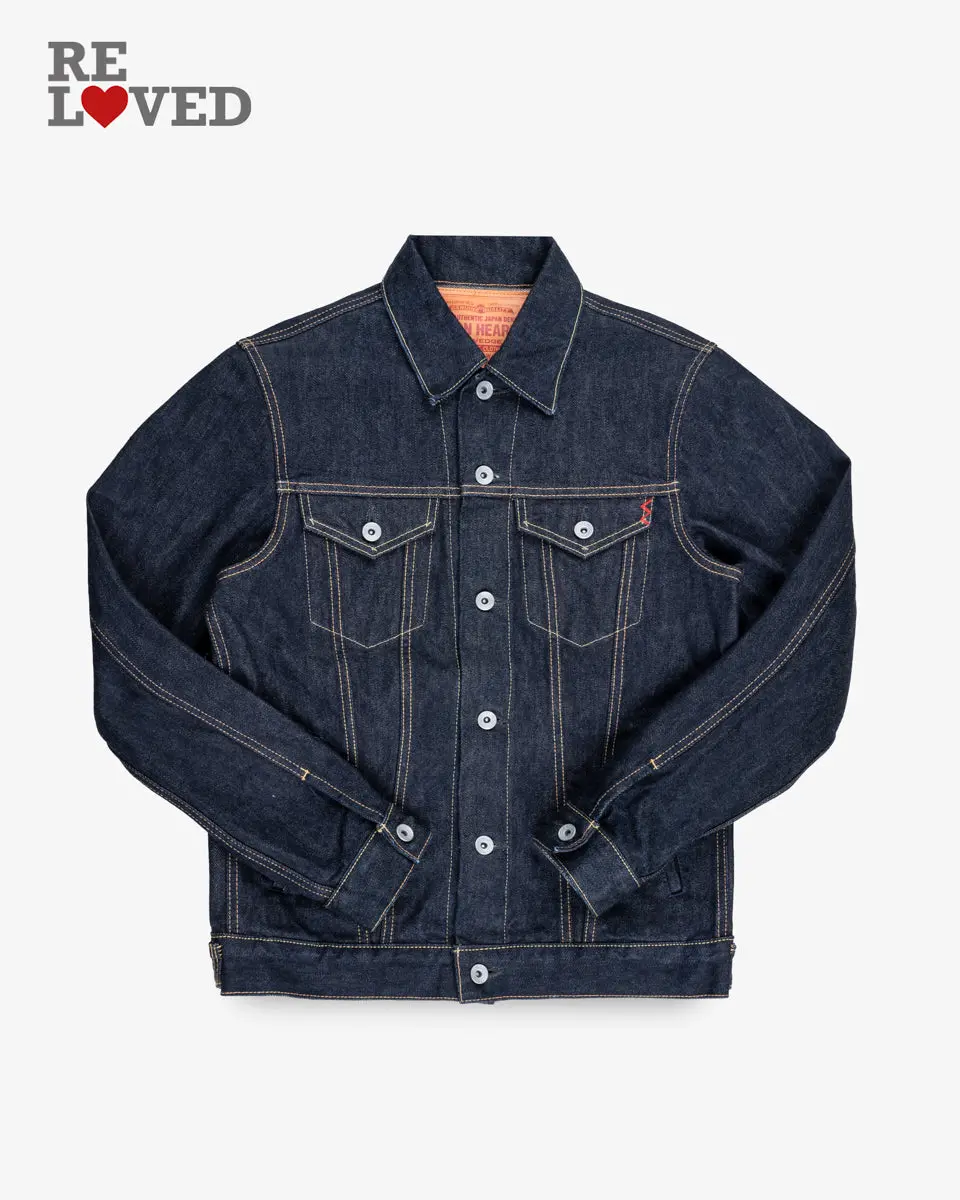 14Oz Selvedge Denim Modified Type Iii Jacket -  Indigo (Ih-526J-142) Size Medium 1