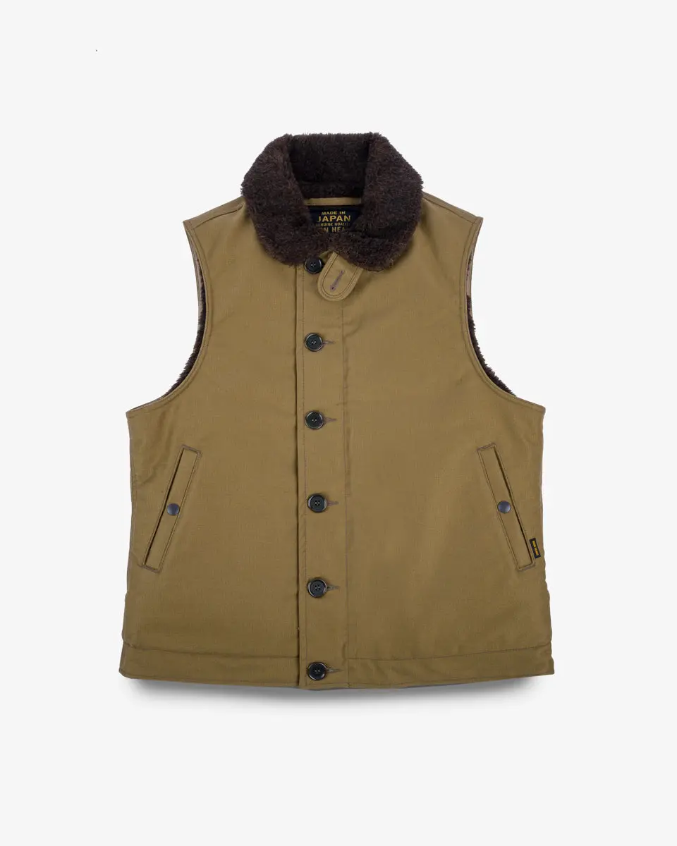 Whipcord N1 Deck Vest - Khaki 1