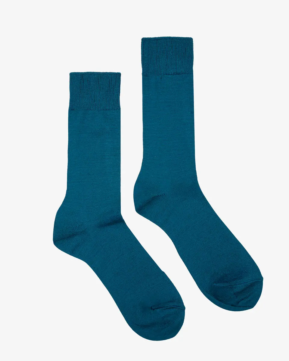Decka Showatabé Giza Cotton Mercerized Socks - Blue 1