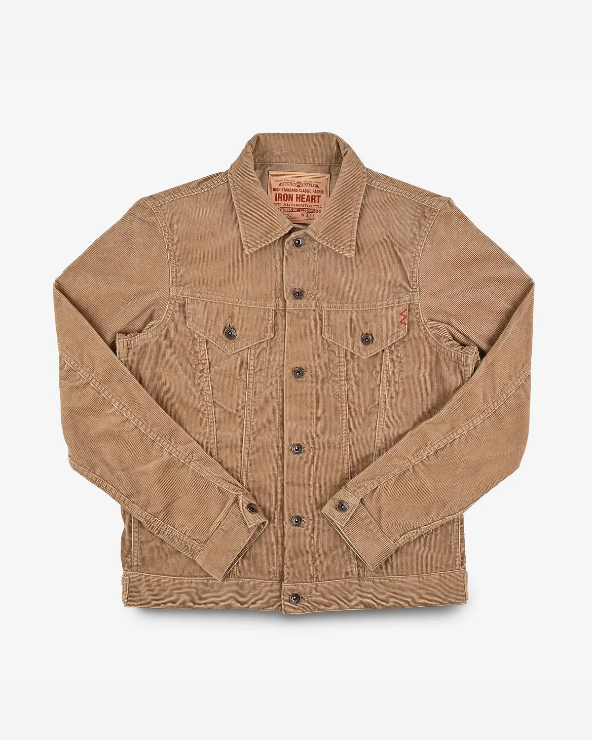 Corduroy Modified Type Iii Jacket - Khaki 1