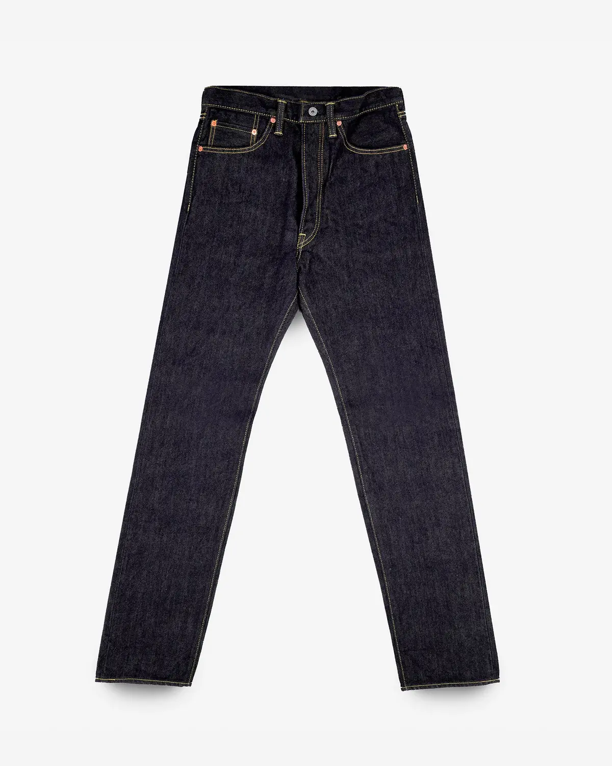 21Oz Selvedge Denim "1955" Vintage Tapered Jeans - Indigo 1