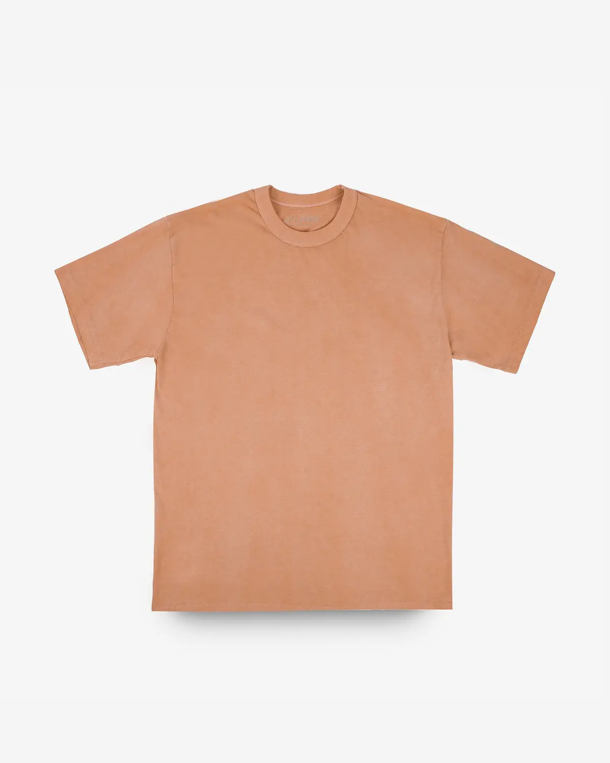 Utilitees - 5.5Oz Loopwheel Crew Neck T-Shirt - Hand Dyed Peach 1