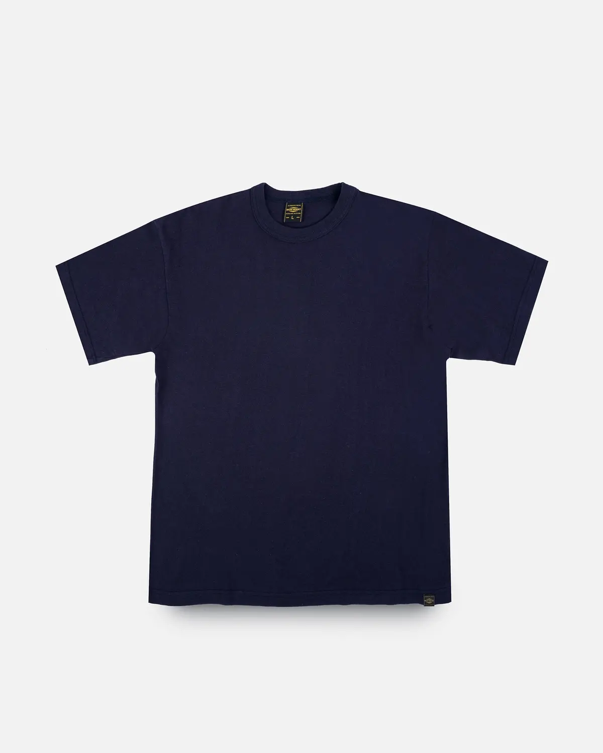 6.5Oz Loopwheel Crew Neck T-Shirt - Navy 1