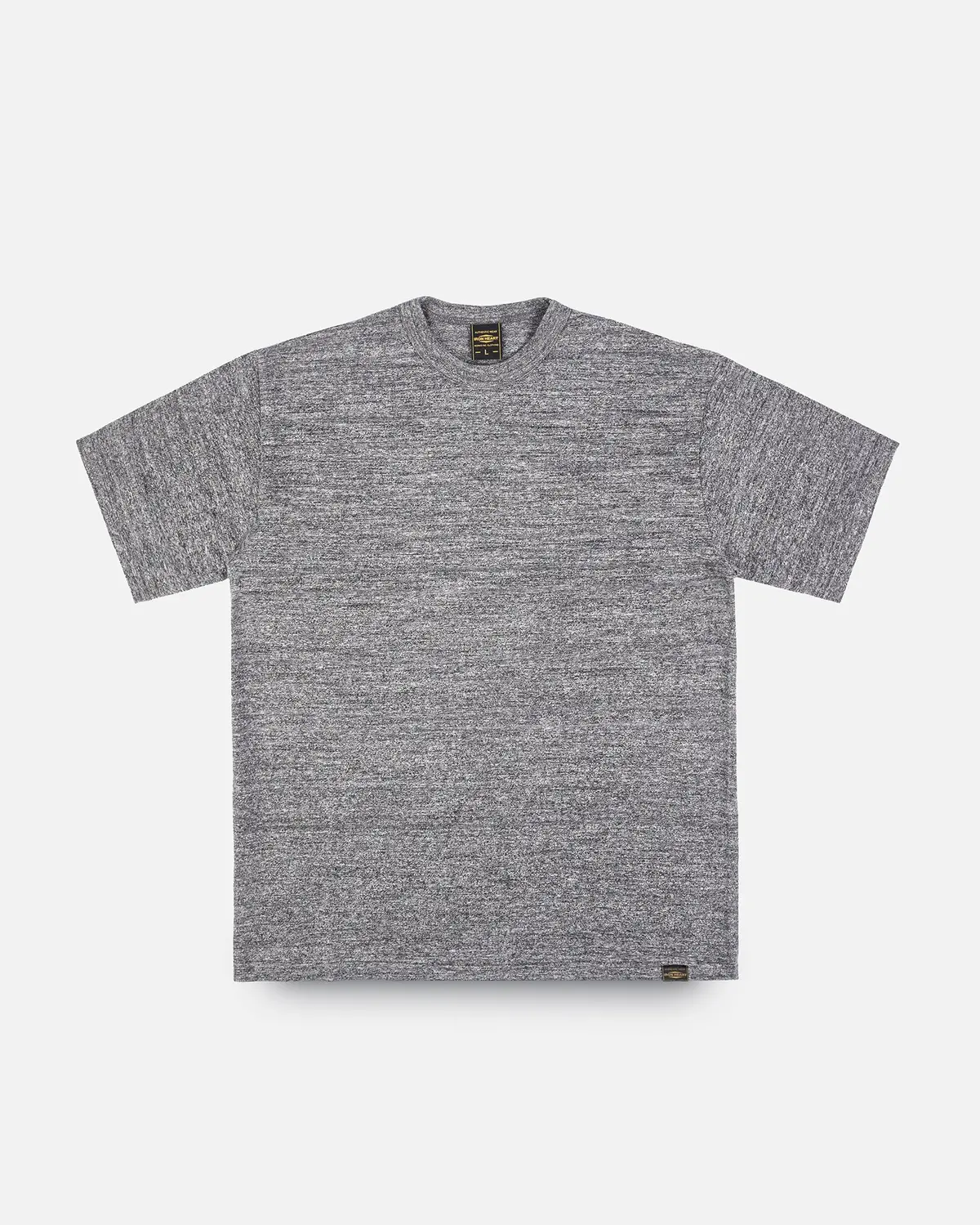 6.5Oz Loopwheel Crew Neck T-Shirt - Marl Grey 1