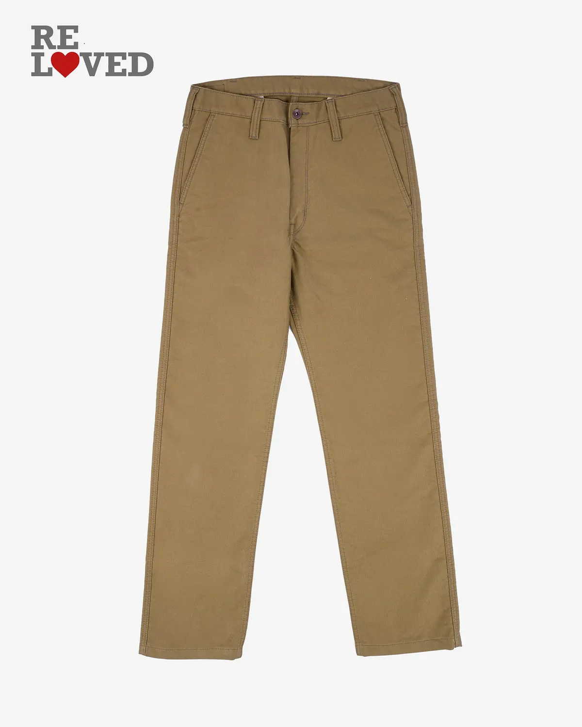 11Oz Cotton Whipcord Work Pants - Khaki (Ih-720-Kha) Tag 31, Hemmed To 27.0'' 1