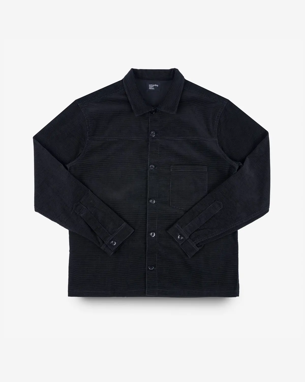 Stf Japanese Corduroy Shirt - Black 1