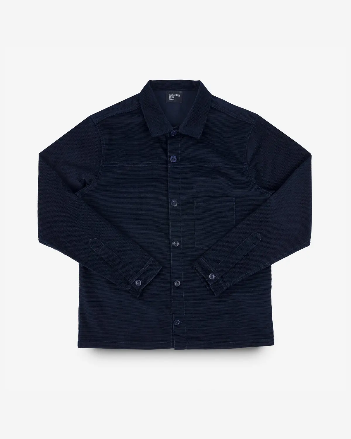 Stf Japanese Corduroy Shirt - Navy 1