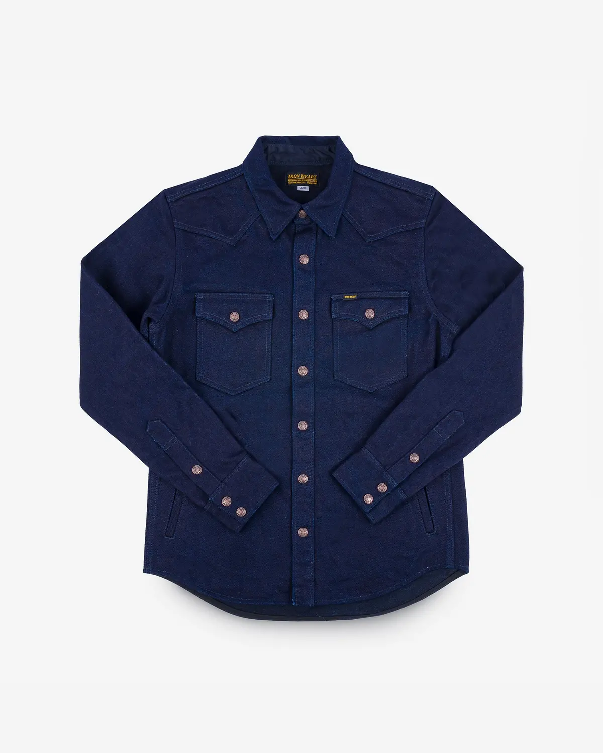 19Oz Selvedge Denim Cpo Shirt - Indigo/Black 1