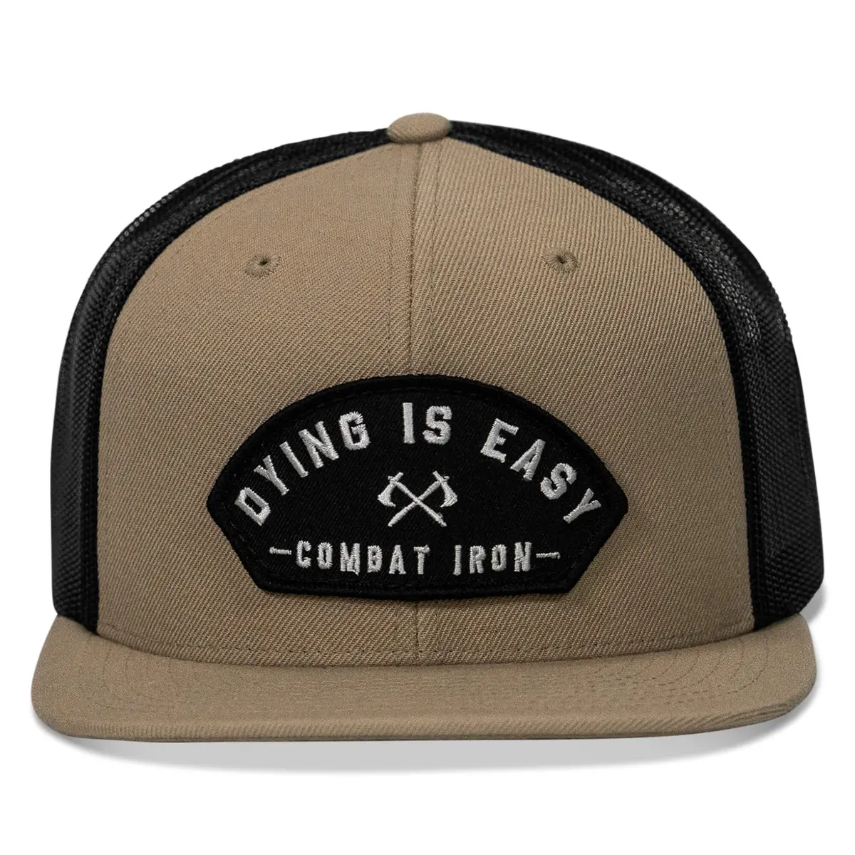 Dying Is Easy Patch Flatbill Snapback Hat 2