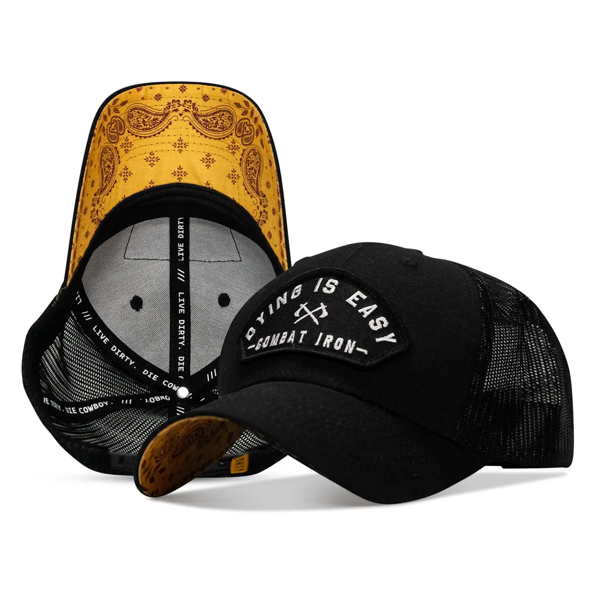 Dying Is Easy Arch Patch Original Ripstop Snapback Hat 1