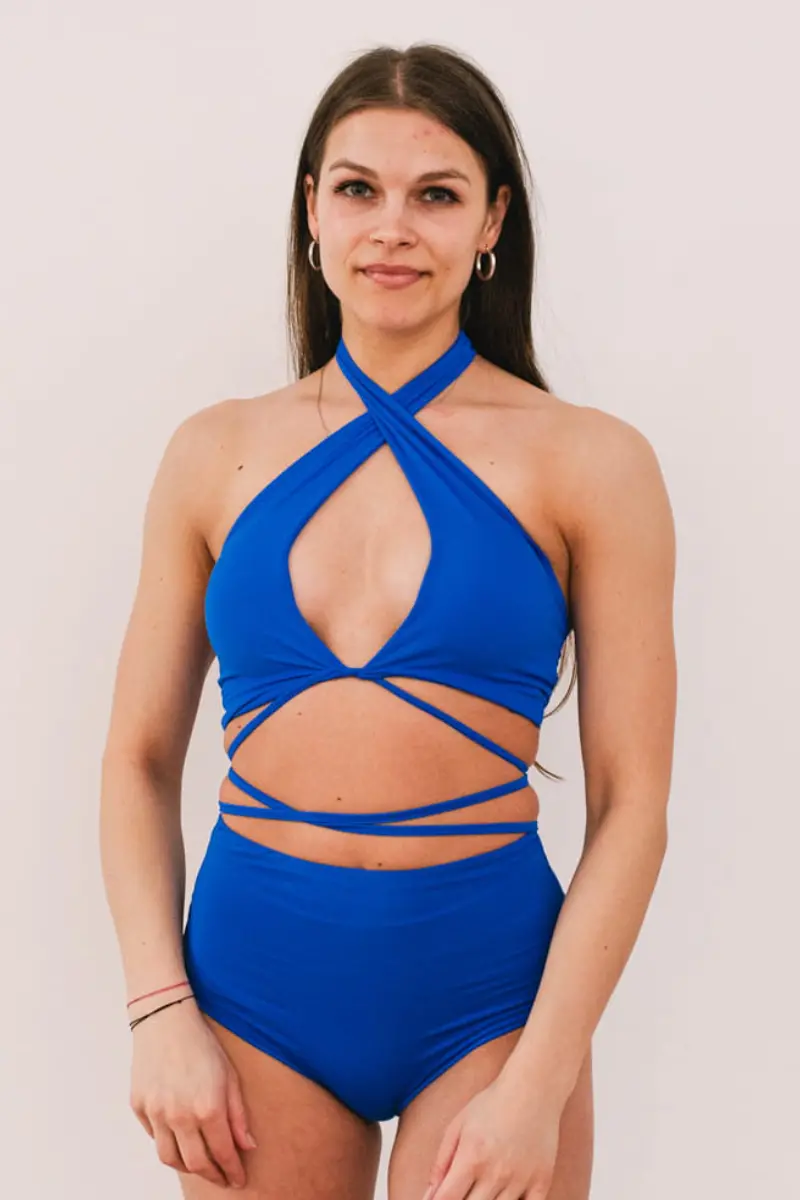 Movs Wear Dancy Top - Royal Blue 1