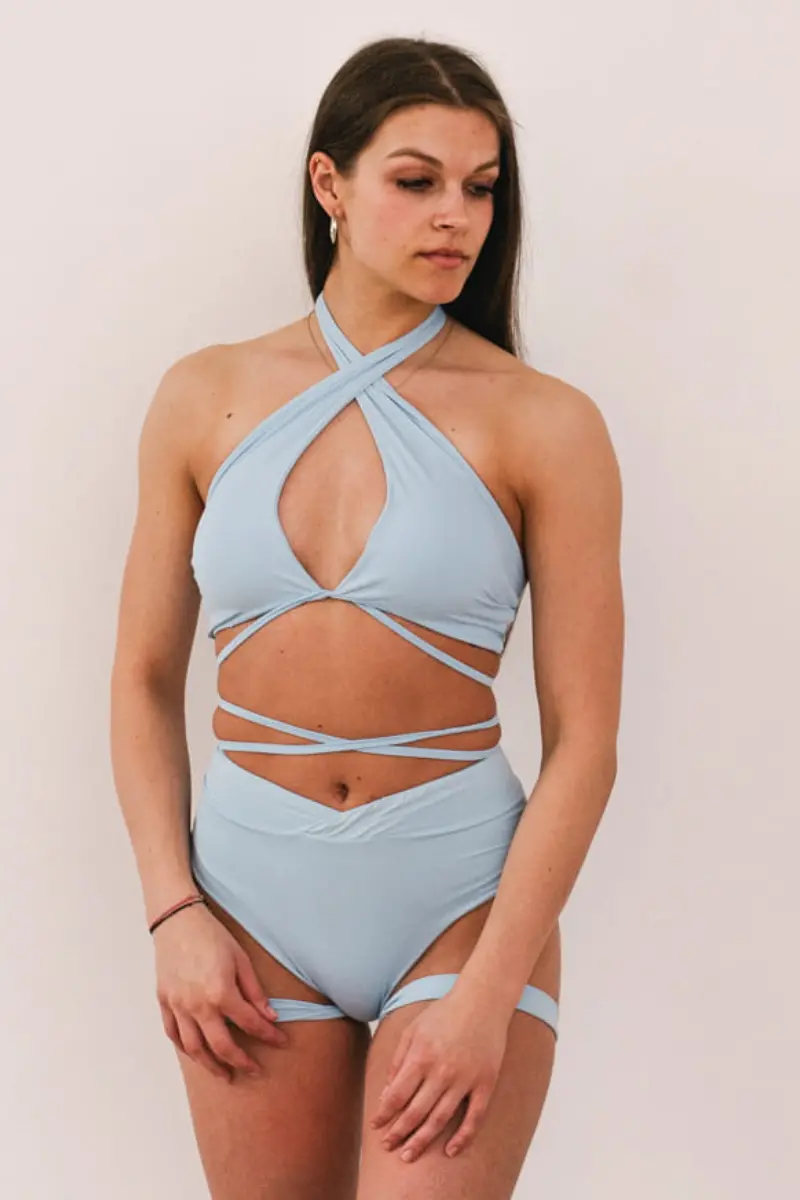 Movs Wear Dancy Top - Baby Blue 1