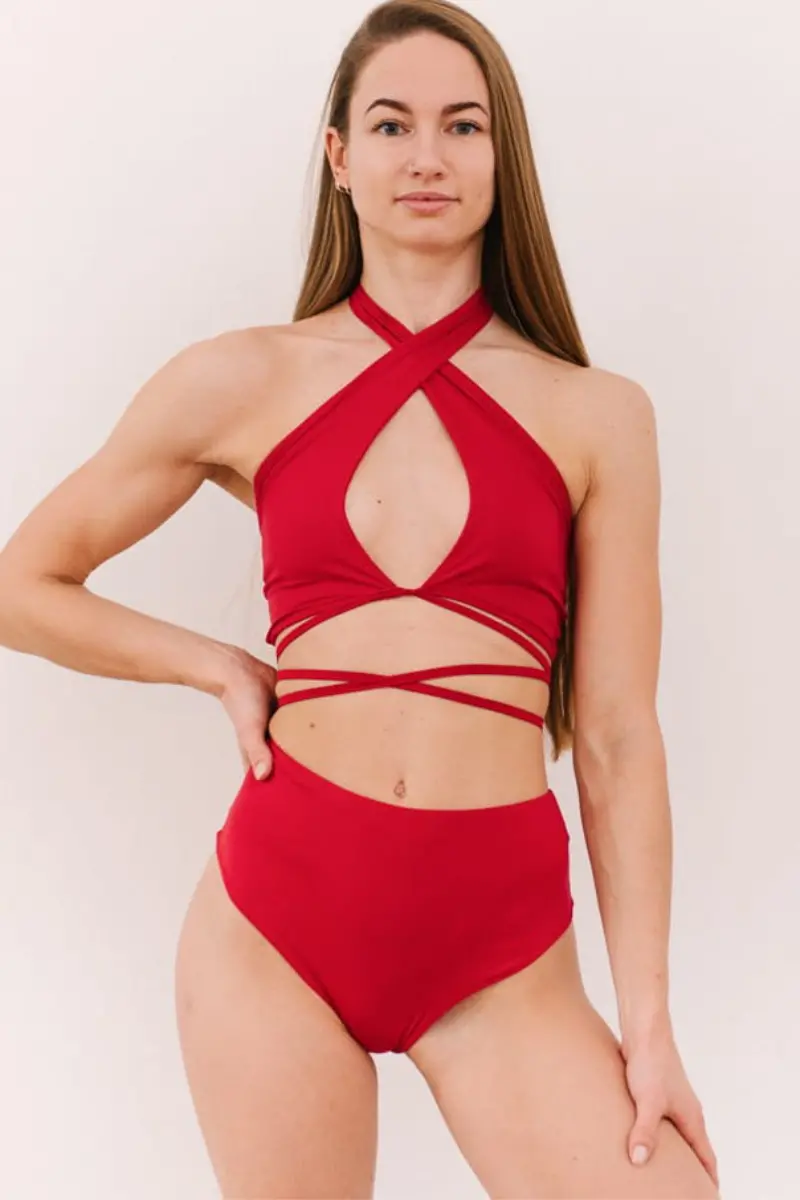Movs Wear Dancy Top - Cherry 1