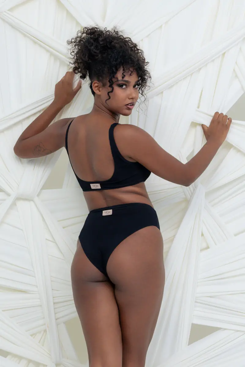 Hotcakes Basic High Waist Bottoms - Dark Roast 1