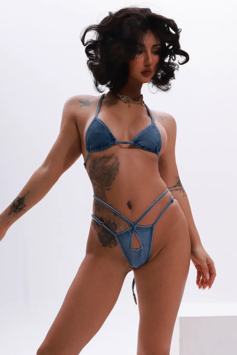 Madgamer Mahonie Bottoms - Denim 1