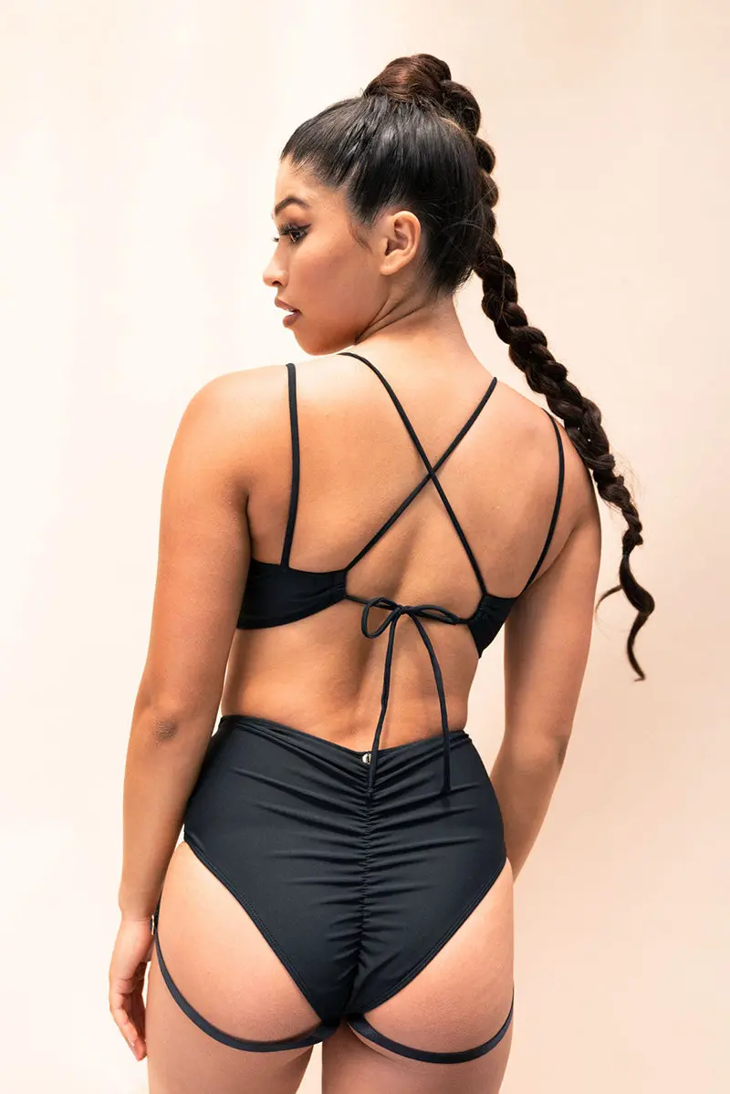 Lunalae Amelia Top - Recycled Black 1