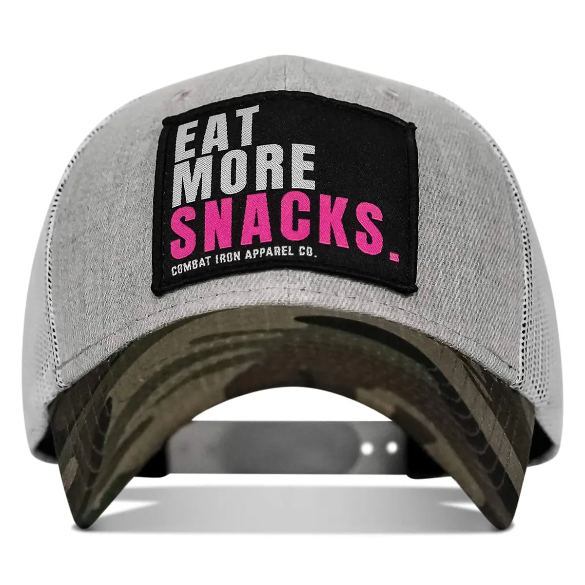 Eat More Snacks Patch Snapback Hat 2