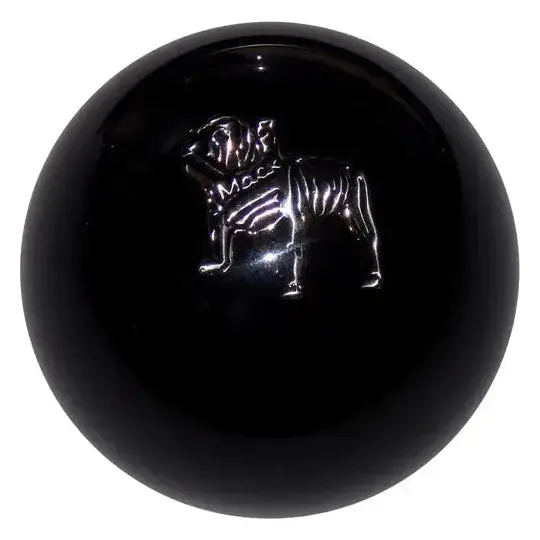 Mack Bulldog Black Brake Knob #Brkn-Em-Mkdg-Blk (5/8"-11 Female Threads) 1