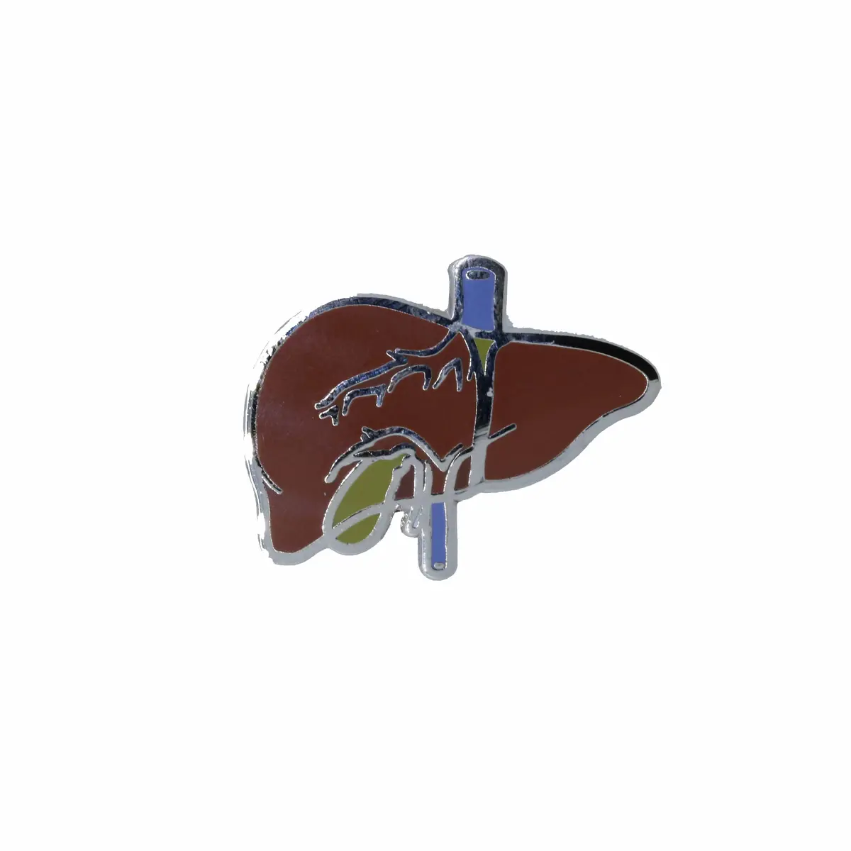 Liver Enamel Pin 1