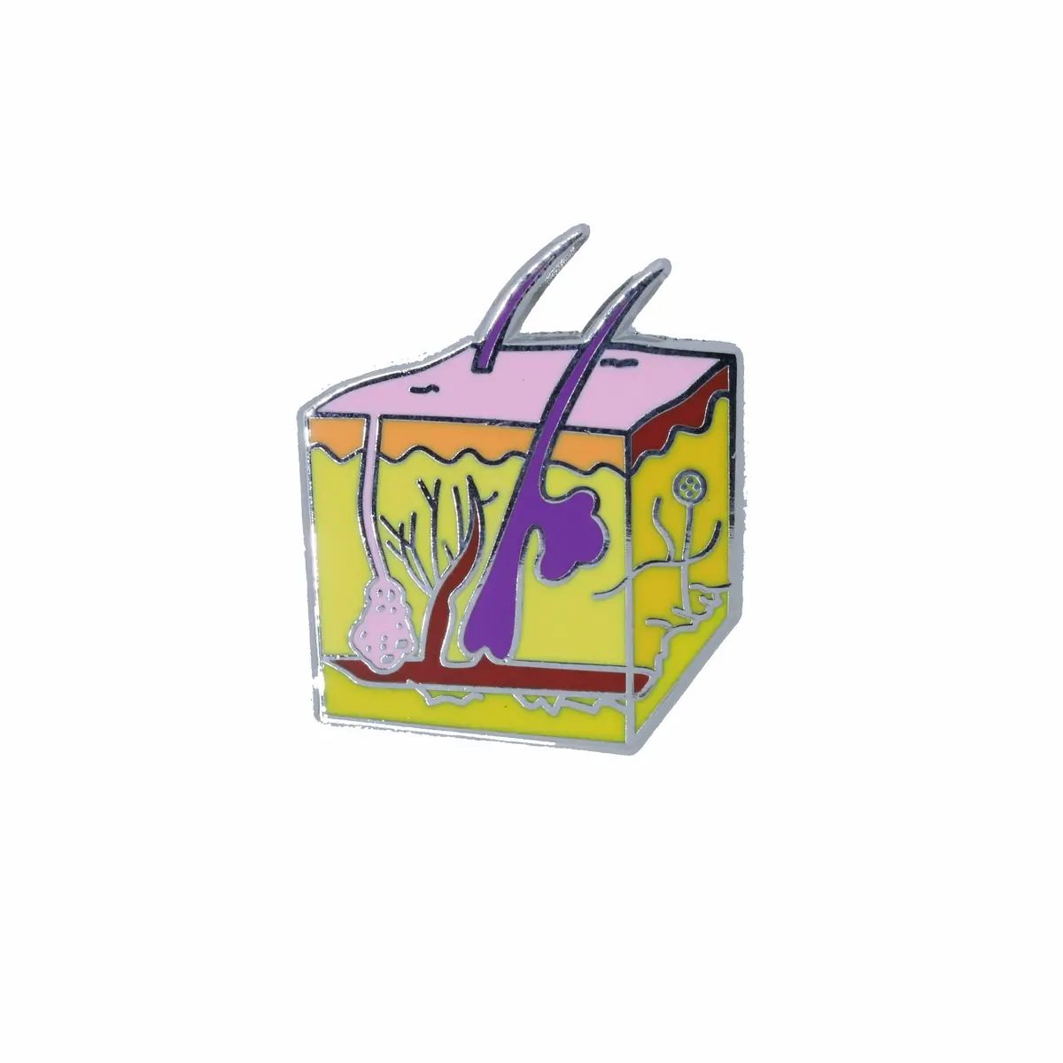 Skin Enamel Pin 1