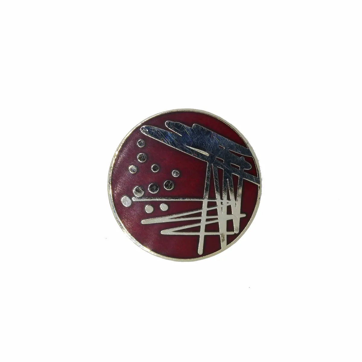 Scratch Test Enamel Pin 1