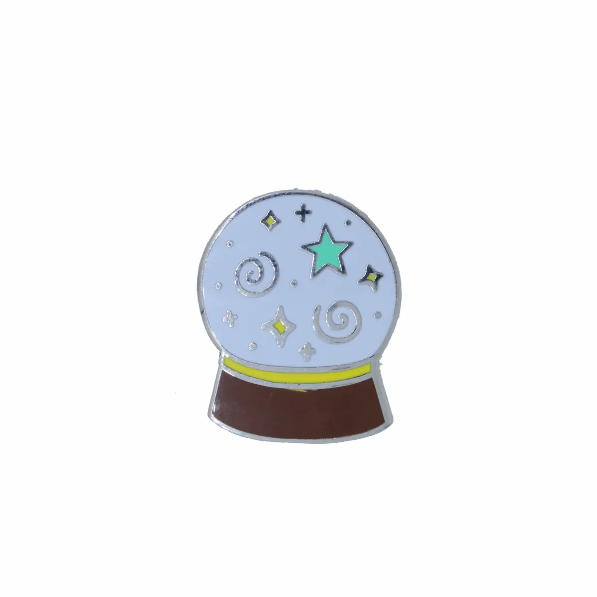 Crystal Ball Enamel Pin 1