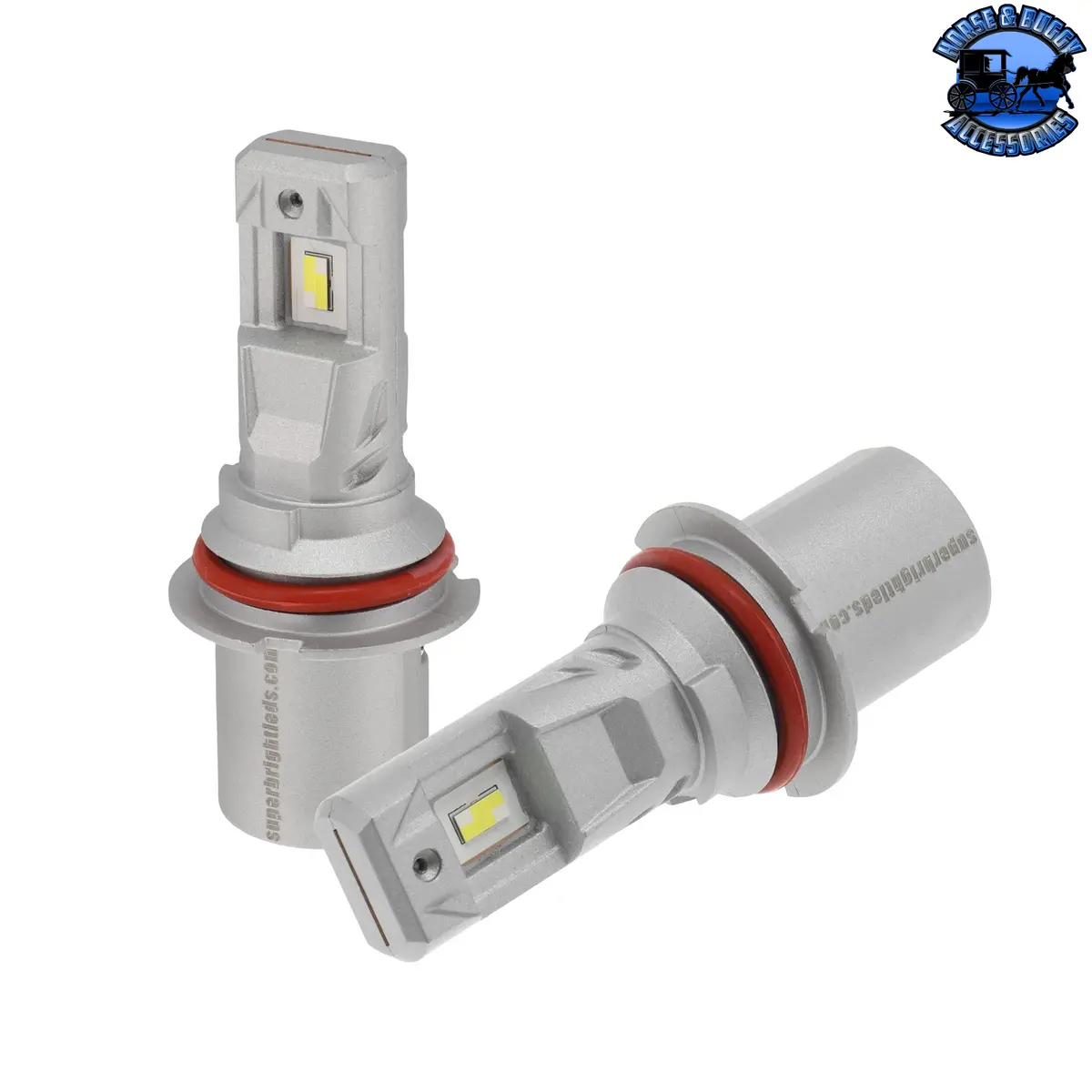 Sb-Exhl-9007 9007/Hb5 Led Light Bulbs - 34W/Pair - Fanless 4,000 Lumens/Set - 5700K 1