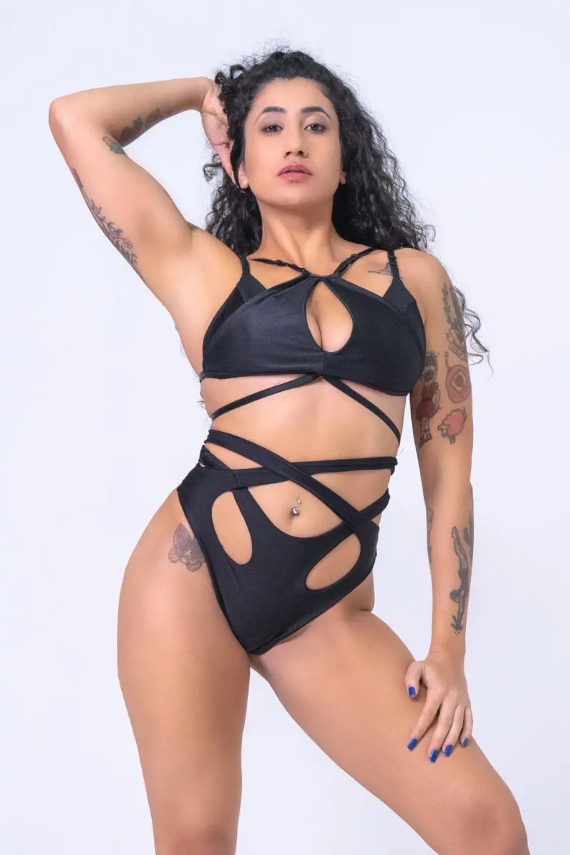 Sorte Wild Top - Black 1