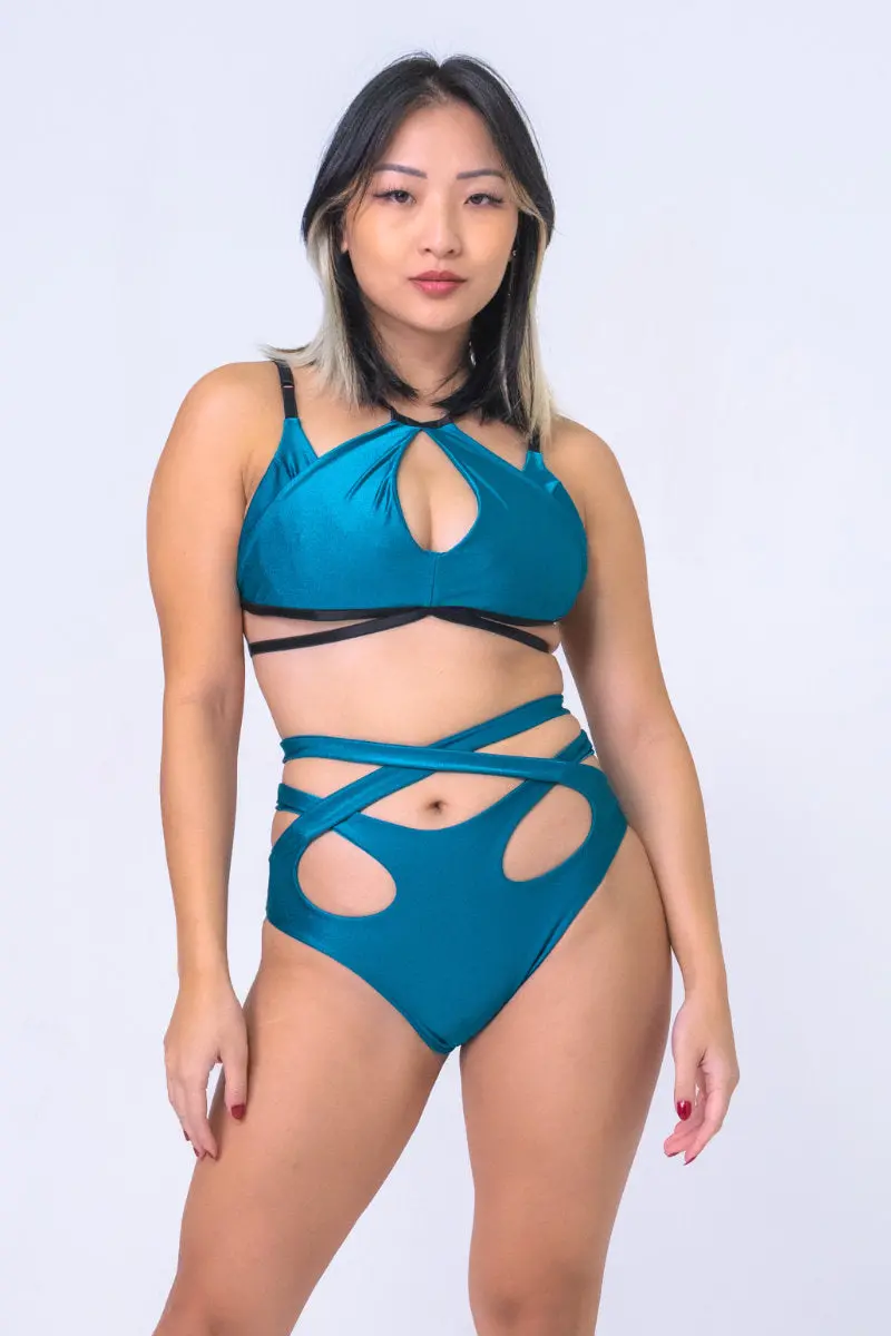 Sorte Wild Top - Teal 1
