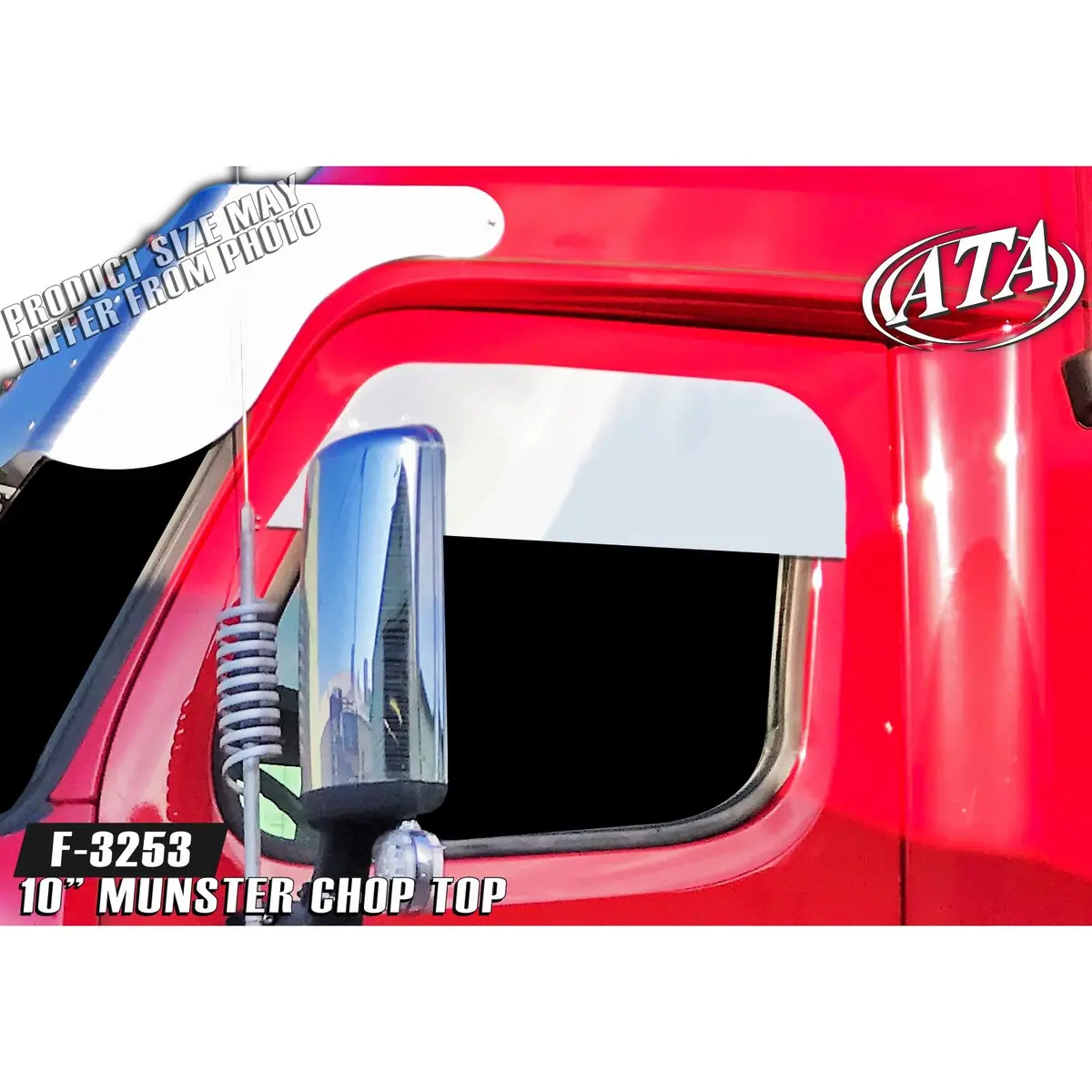 Freightliner Cascadia (Choose Size) Chop Tops (Fits 2007-2024) 2