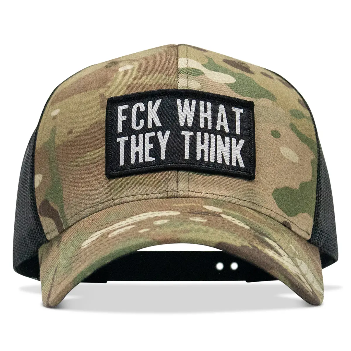 Fck What They Think Patch Snapback Hat 2