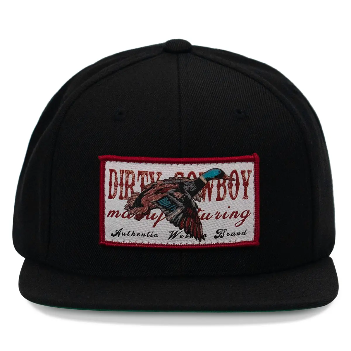 Flying Duck Dirty Cowboy Patch Flatbill Snapback 2