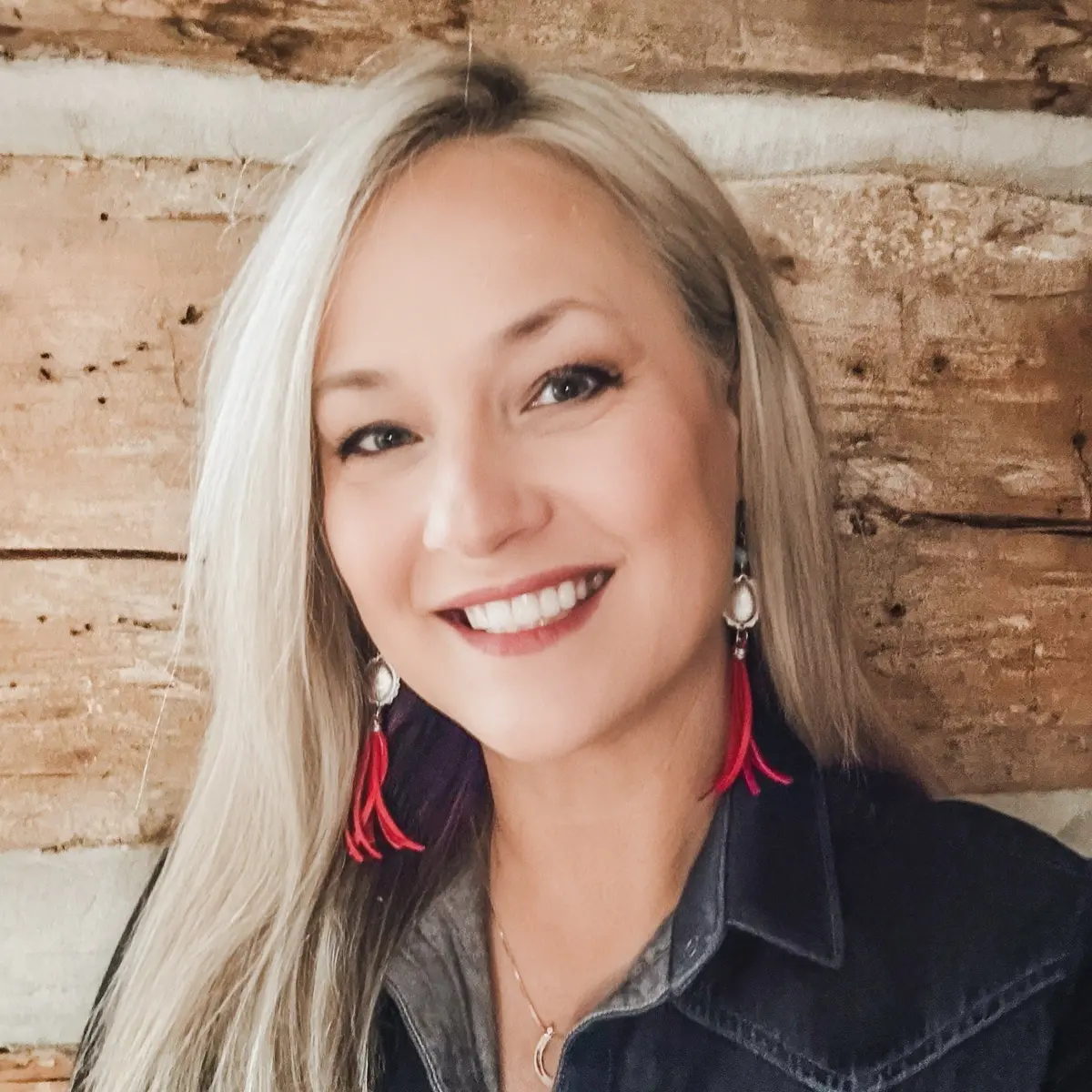 Concho And Turquoise Earrings With Leather Fringe - Quetzal 1