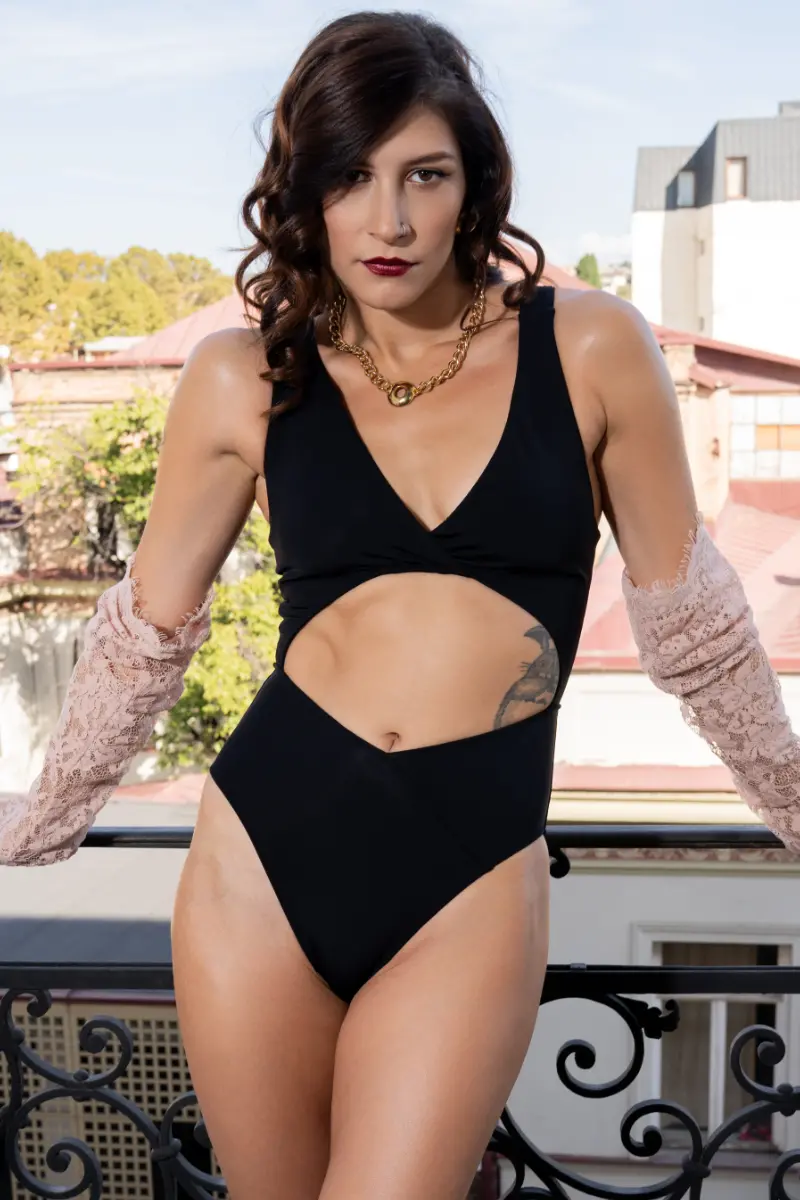 Shark Polewear Felichita Bodysuit - Black 1