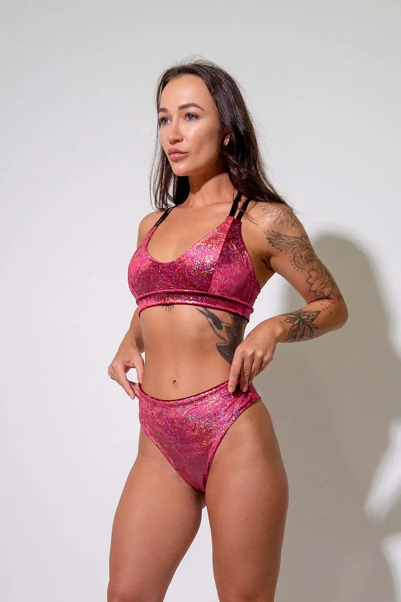 Sorte Glare Shorts - Serenade 1