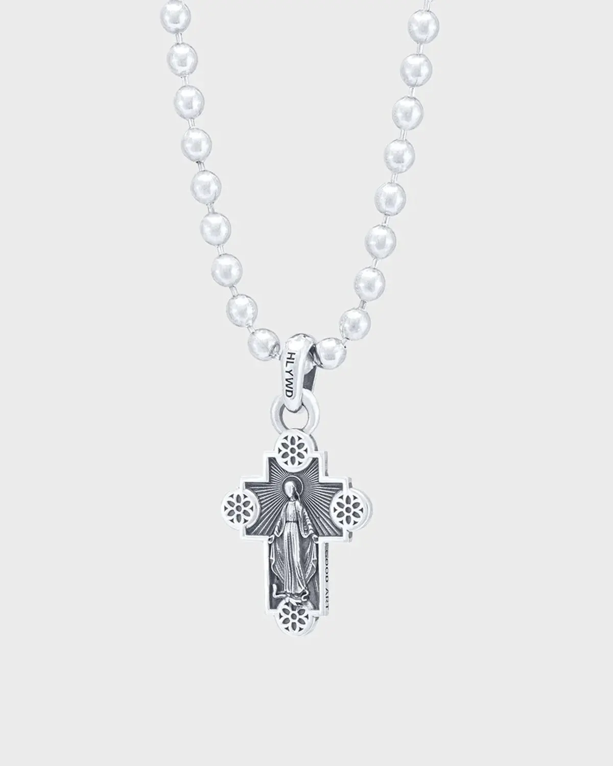 Good Art Hlywd Jimmy Cross Pendant Size A - Sterling Silver 1