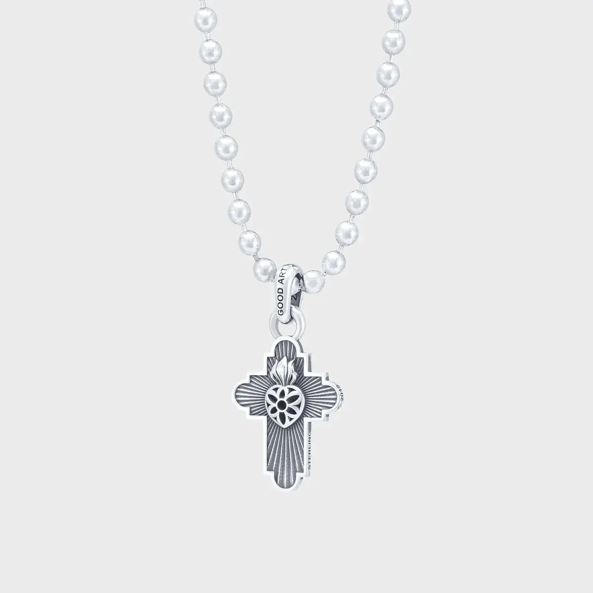 Good Art Hlywd Jimmy Cross Pendant Size Aa - Sterling Silver 1