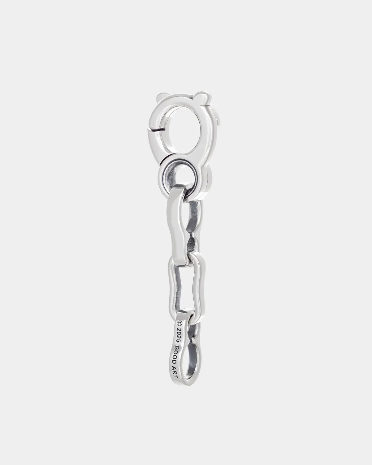 Good Art Hlywd Bottle Chain Keychain Size B - Sterling Silver 1