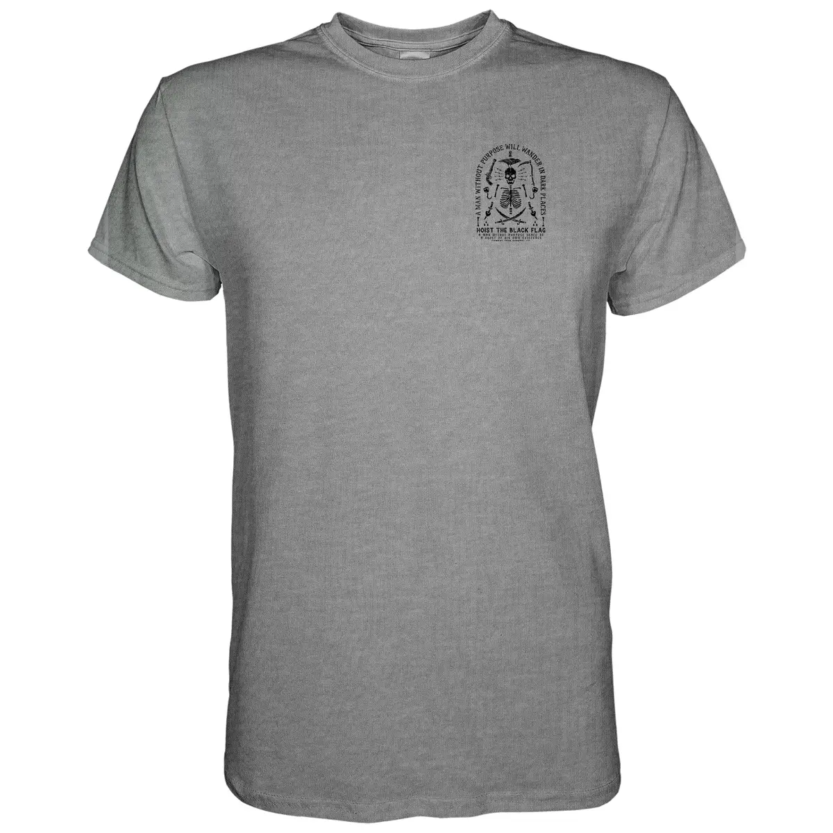 Hoist The Black Flag Skull & Bones Men's T-Shirt 15